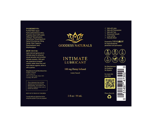 CBD Infused Intimate Lubricant - 3rd Planet Products
